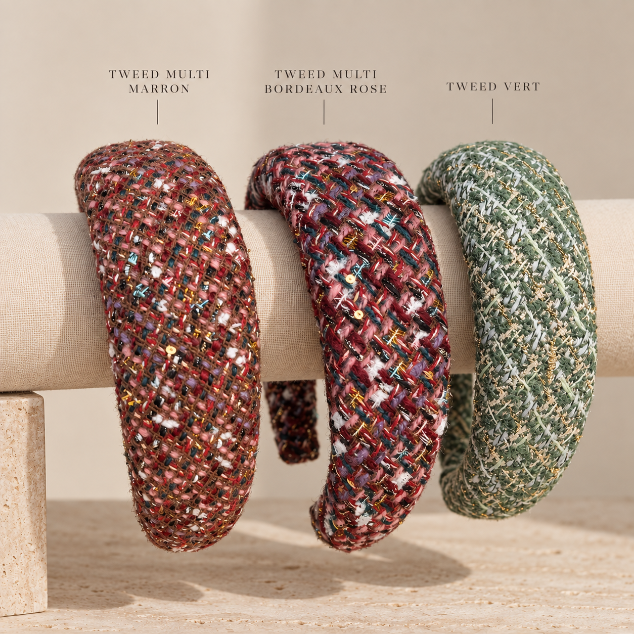 Serre tête Louise Tweed