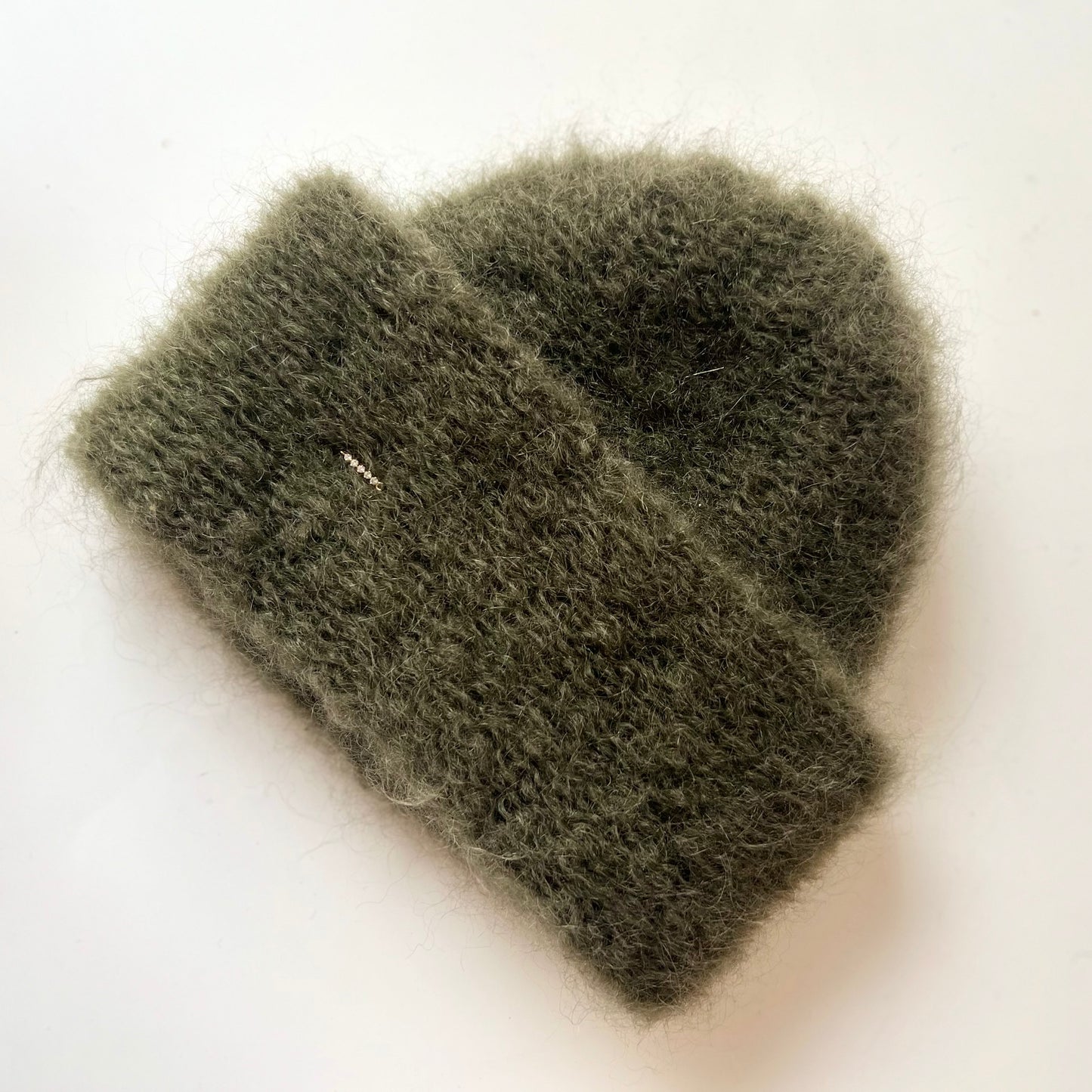 Bonnet Ninette Laine Kaki Vide Atelier