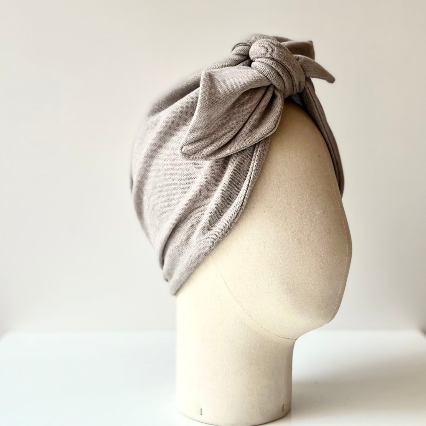 Bandeau Georgette Maille gris clair