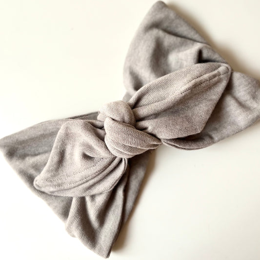 Bandeau Georgette Maille gris clair