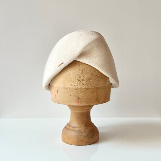 Bandeau Turban Colette Blanc cassé