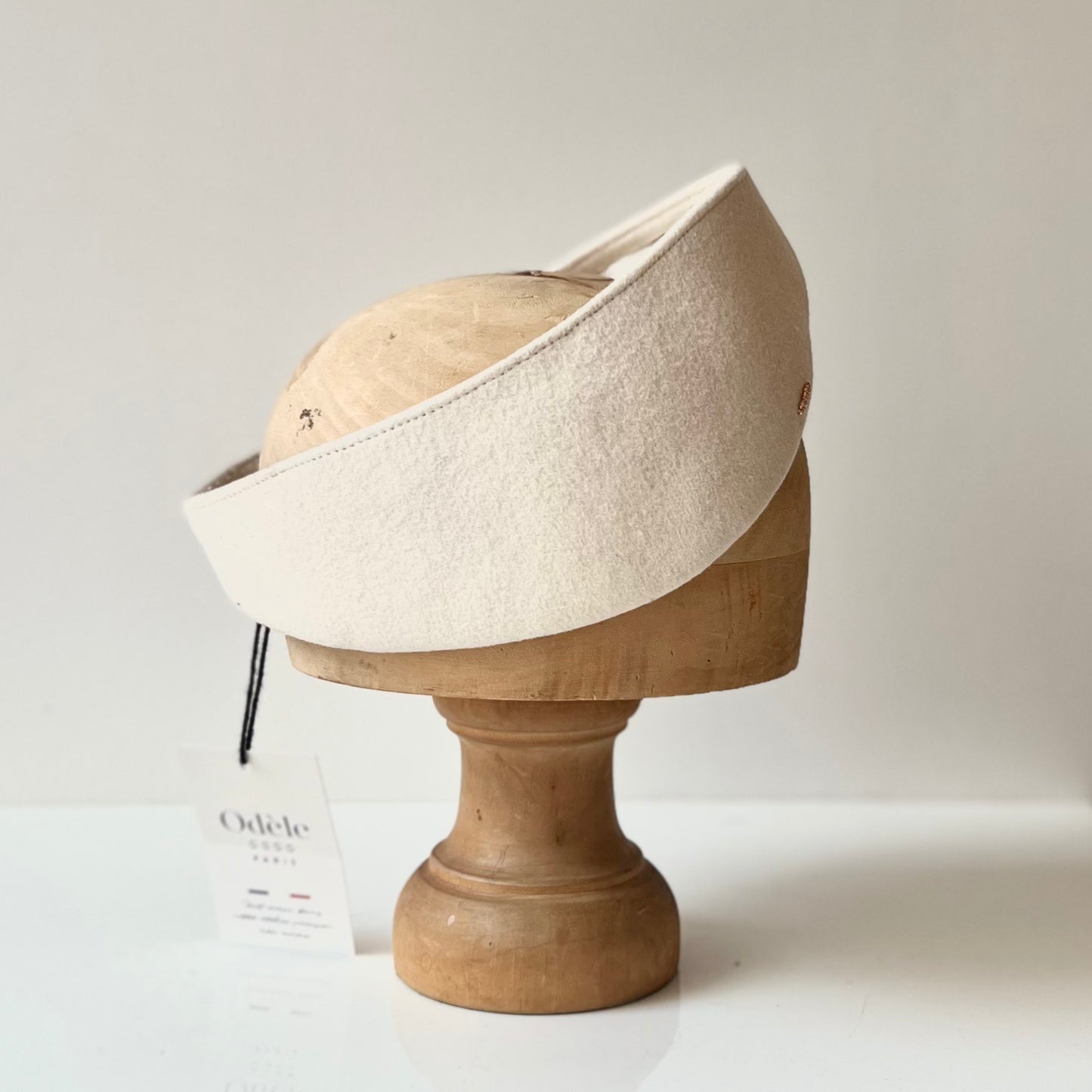 Bandeau Turban Colette Blanc cassé