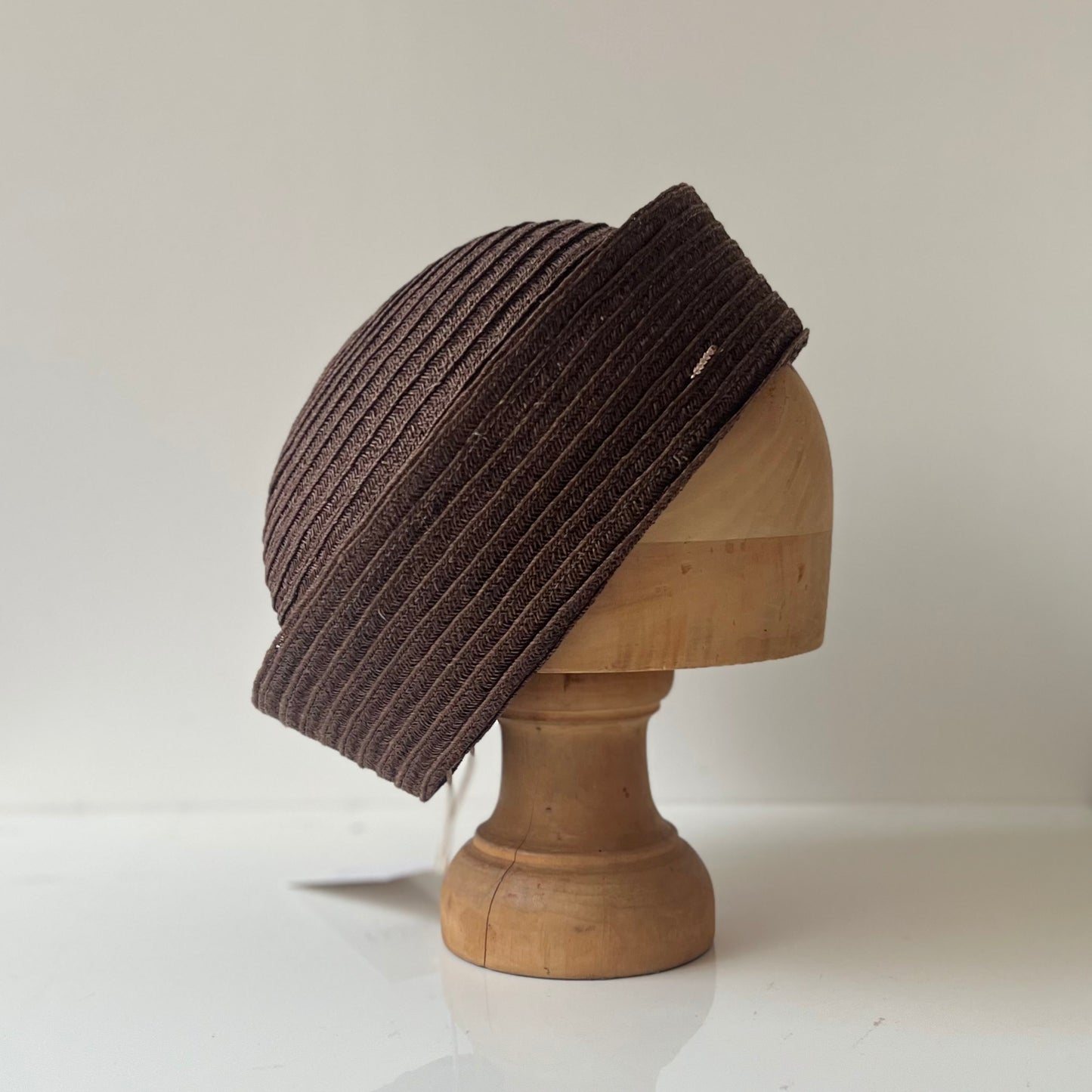 Marinette Paille Sisal Cousue Marron