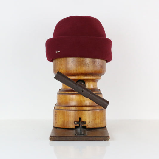 Chapeau Toque Linette Bordeaux