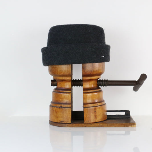 Chapeau Toque Linette Gris chiné foncé