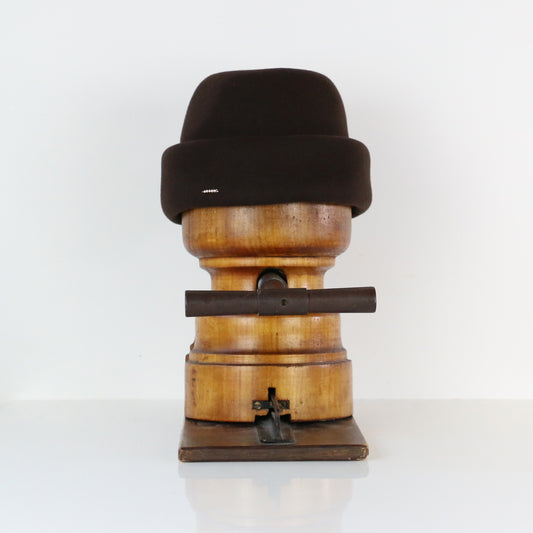 Chapeau Toque Linette marron