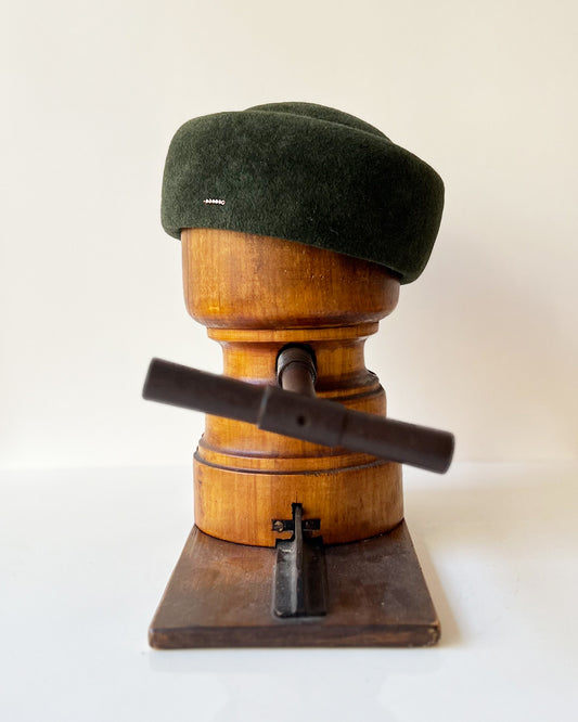 Chapeau Toque Kennedy Feutre lapin kaki