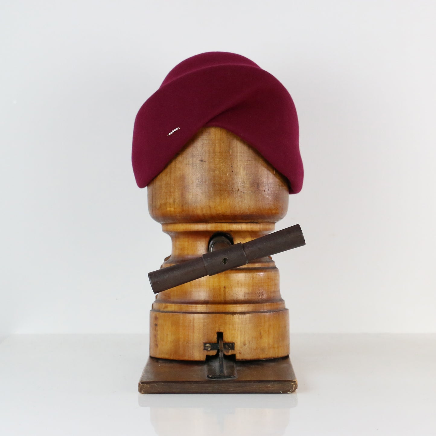 Toque Colette bordeaux framboise