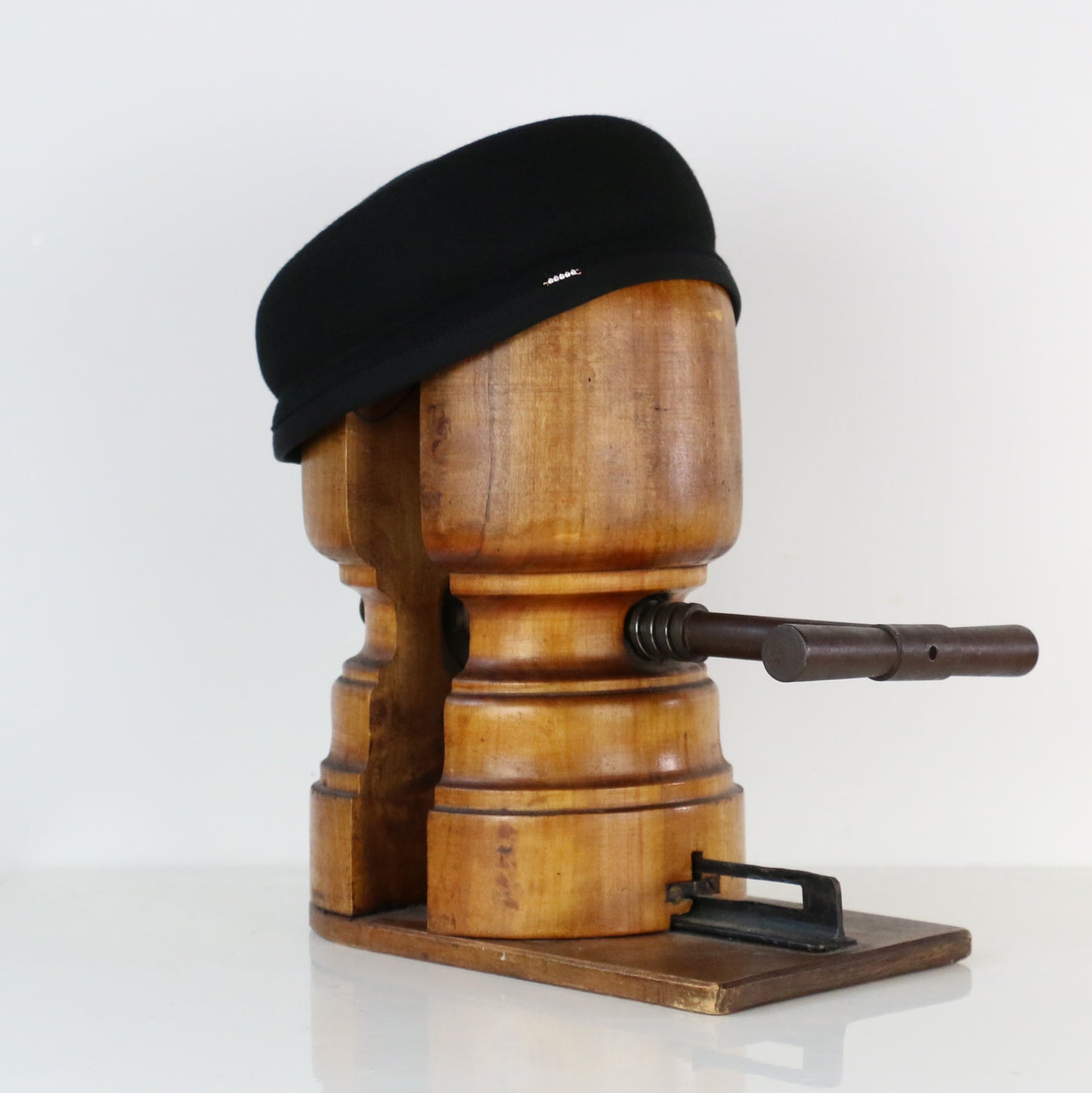 Béret Toque Reine feutre Noir