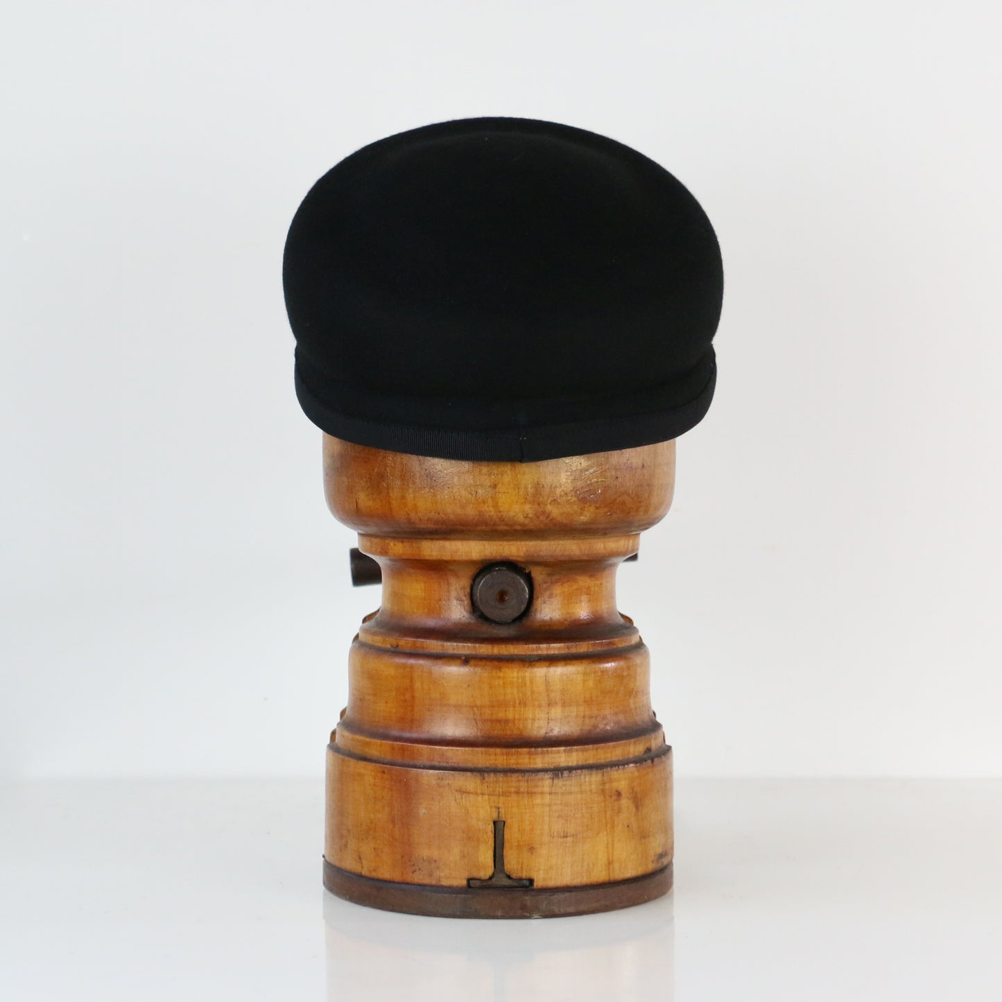 Béret Toque Reine feutre Noir