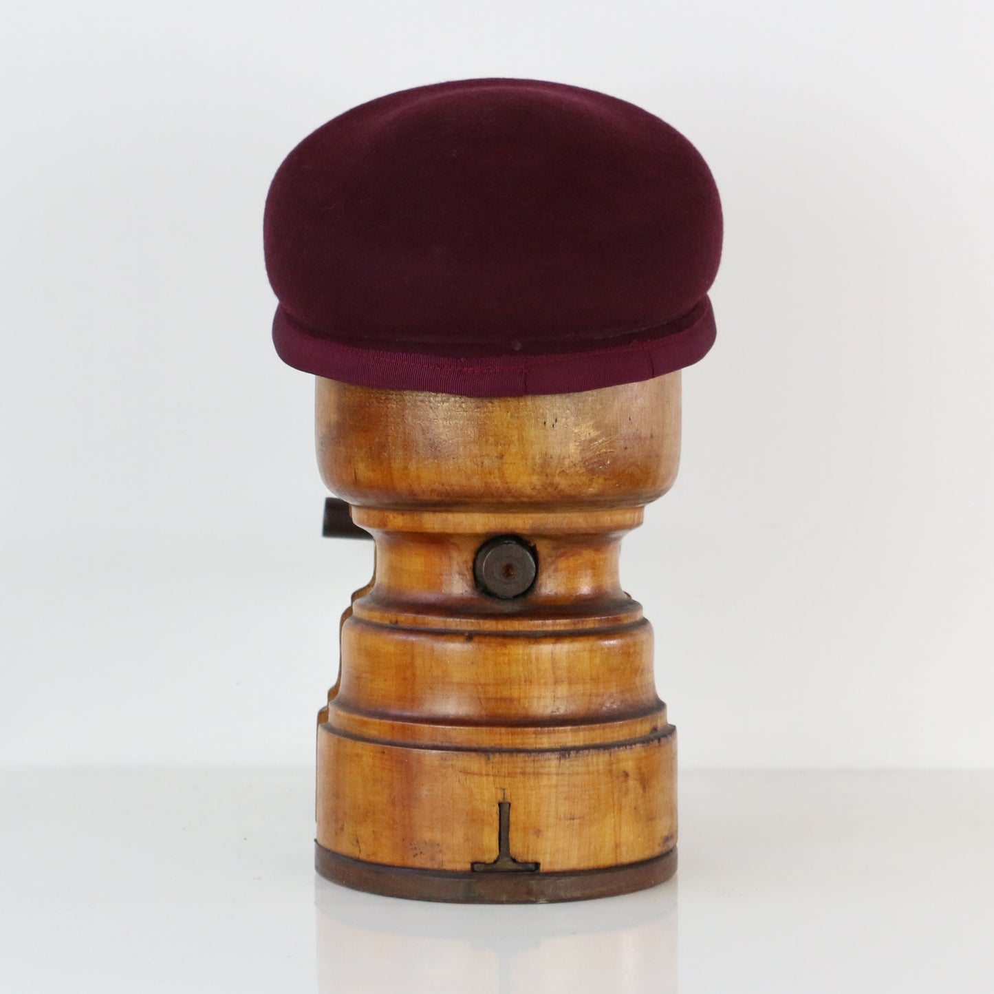 Béret Toque Reine feutre Prune