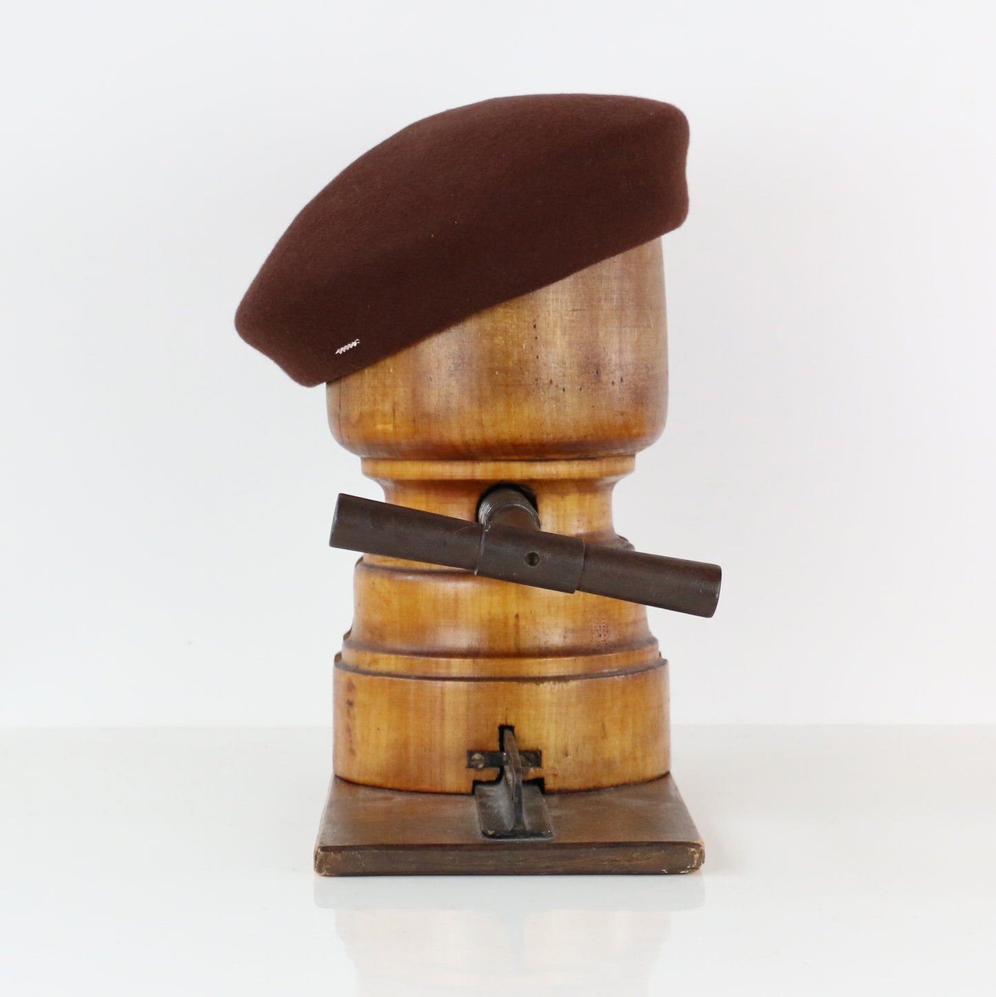 Béret Madeleine feutre marron