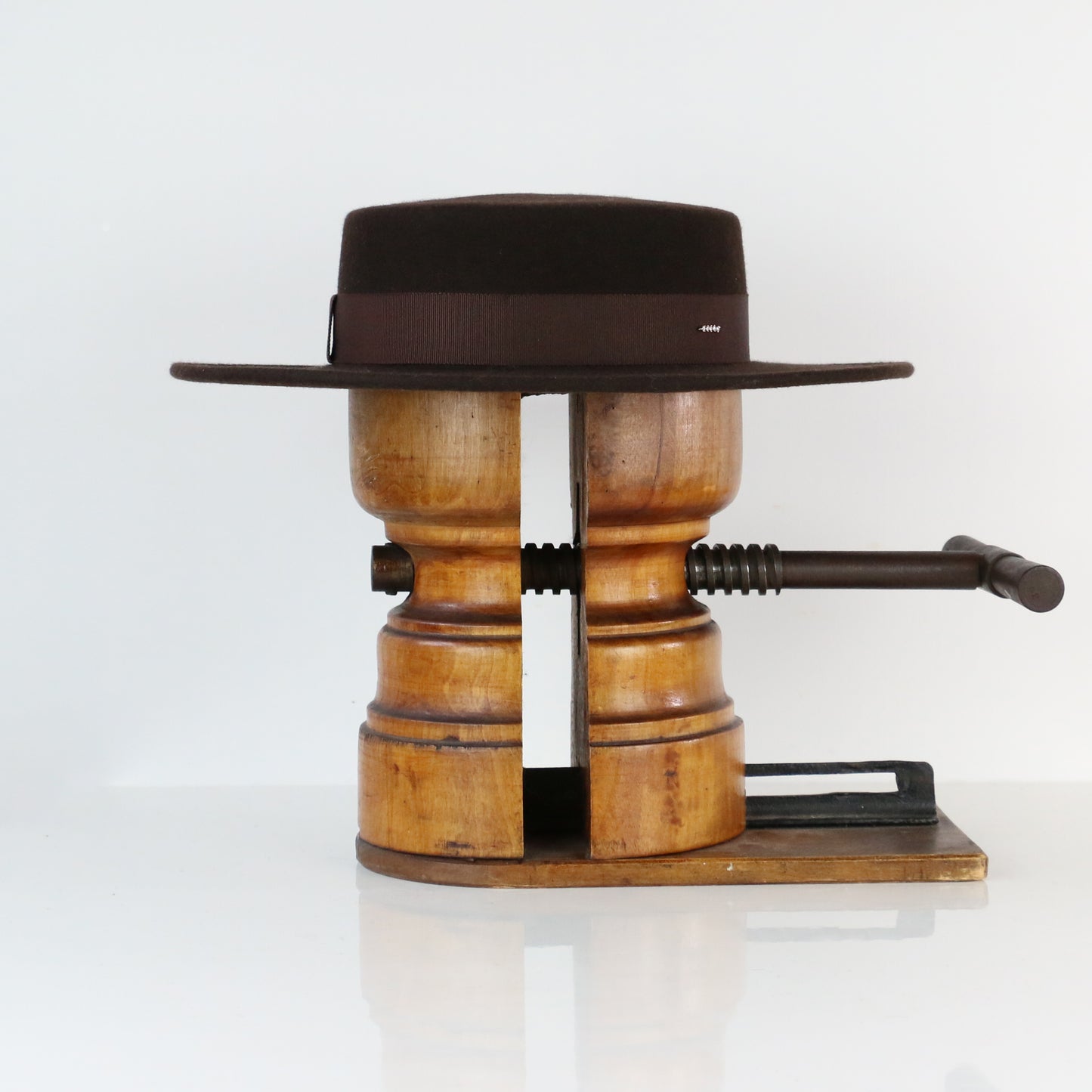 Canotier Jeanine Marron