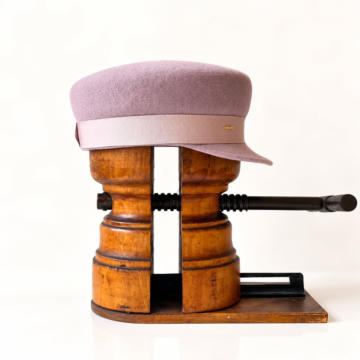 Casquette Martine courte Mauve Lilas feutre