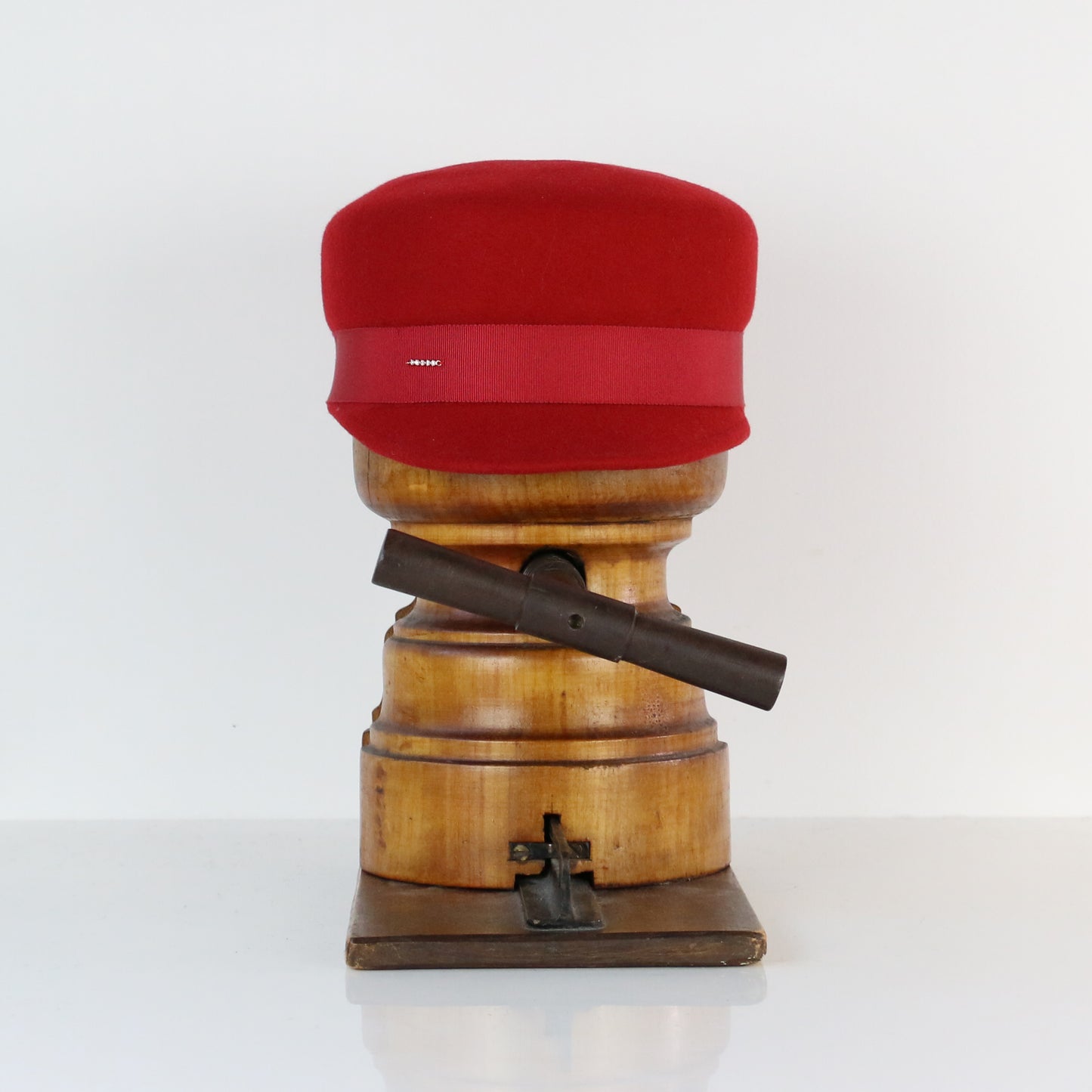 Casquette Martine courte Rouge