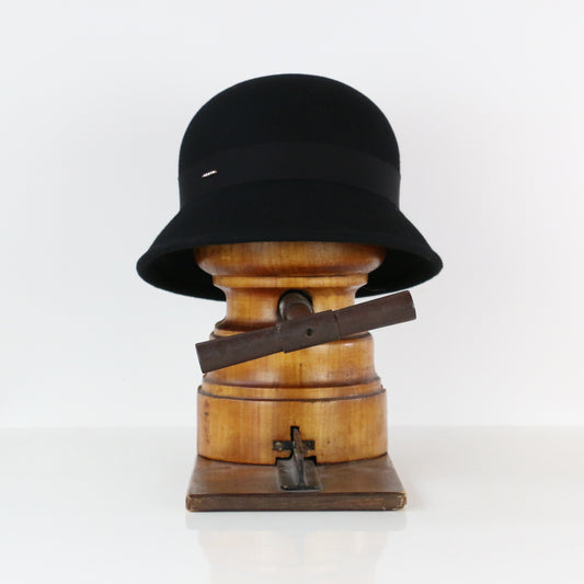 Chapeau cloche Lisette Noir