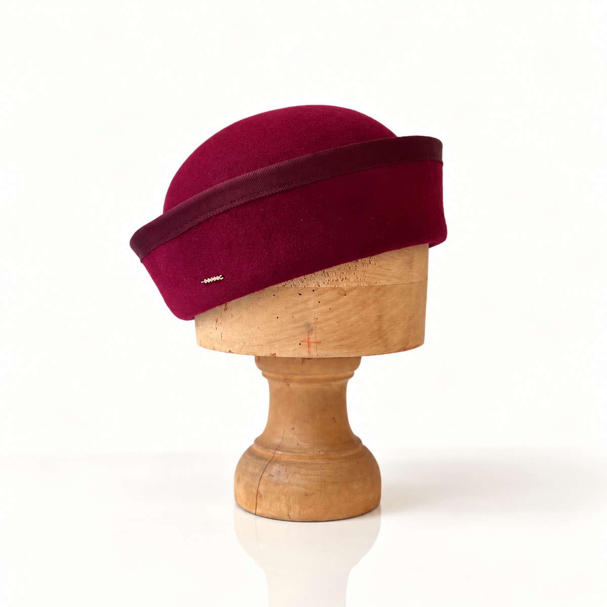 Marinette Feutre bordeaux framboise