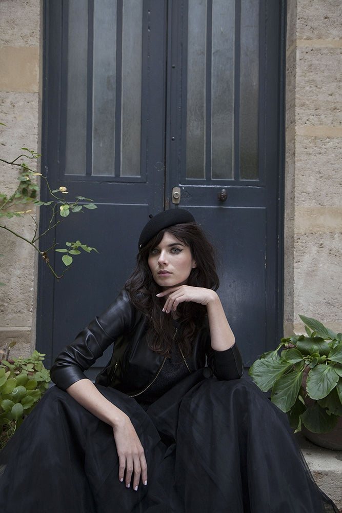 Béret Arlette Bleu nuit