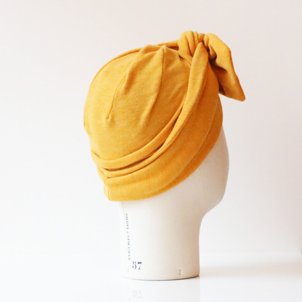 Turban Georgette Moutarde