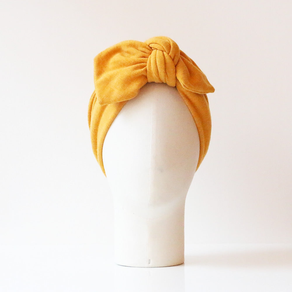 Turban Georgette Moutarde