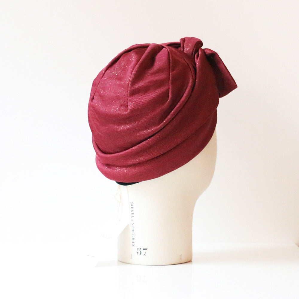 Turban Georgette Bordeaux