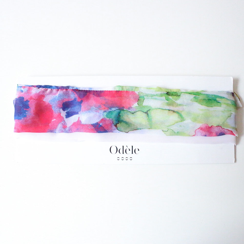 Bandeau Chapeau Cheveux motifs aquarelle