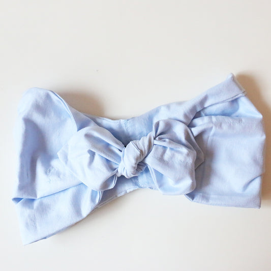 Bandeau Georgette Bleu Ciel