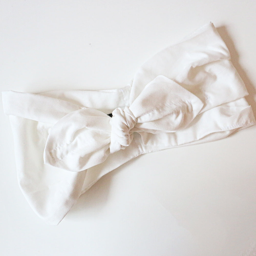 Bandeau Georgette blanc